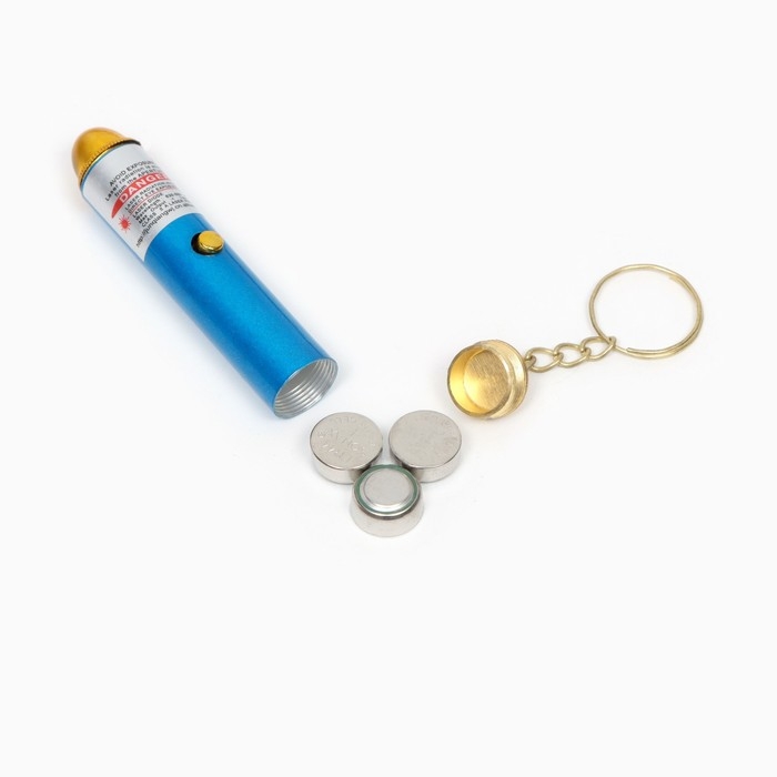 Лазерная указка  Лазерная указка "Мастер К", 4 насадки, 3 LR44