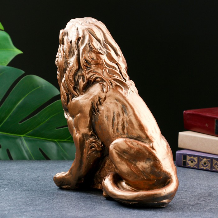 Копилка Копилка "Лев сидя" малый, бронза 26х14х25см