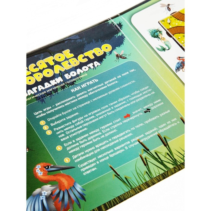 Игра магнитная головоломка «Десятое королевство. Загадки болота» Игра магнитная головоломка «Десятое королевство. Загадки болота»