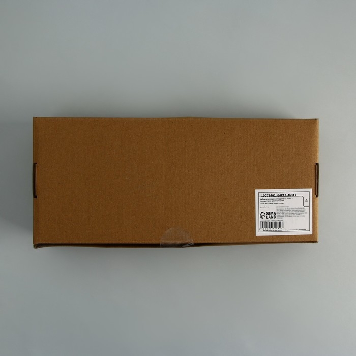 Набор для создания поддона из гипса с сухоцветами «Шестиугольник» Набор для создания поддона из гипса с сухоцветами «Шестиугольник»