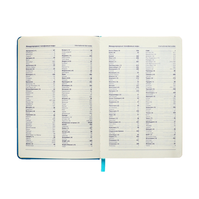 Ежедневник недатированный A5, 140л, клетка, кожзам, на резинке, желтый срез, Синий Ежедневник недатированный A5, 140л, клетка, кожзам, на резинке, желтый срез, Синий