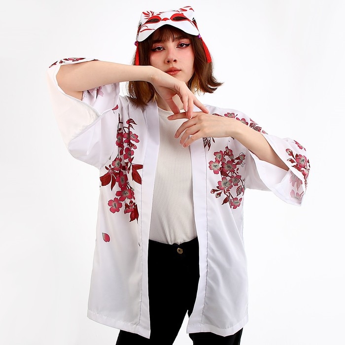 Карнавальный набор «Кицунэ: рыба кои», р. 44–52: маска, хаори Карнавальный набор «Кицунэ: рыба кои», р. 44–52: маска, хаори