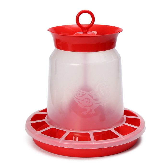 Кормушка бункерная для домашней птицы на 10 кг, пластик Кормушка бункерная для домашней птицы на 10 кг, пластик