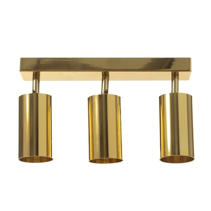 Спот Спот "Этнес" 3хGU10 золото 50х6,5х16,5 см