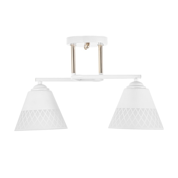 Люстра Люстра "Ронан" 2хЕ27 40Вт белый 40х28 см