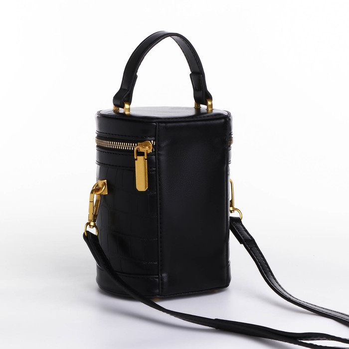 Кросс-боди на молнии, цвет чёрный Кросс-боди на молнии, цвет чёрный