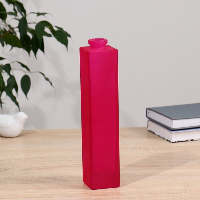 Ваза  Ваза "Нарцисс" красный матовый d-2см; 5,5х 26,5см