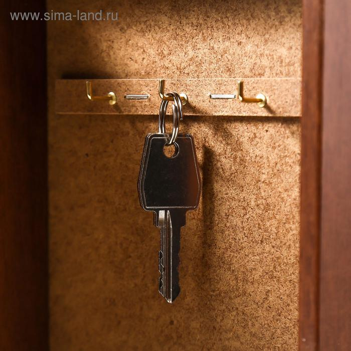 Ключница Ключница "Бабочка" орех 15х21 см