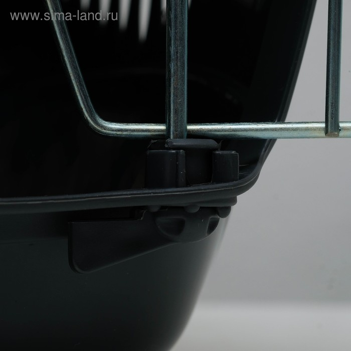 Переноска для животных до 9 кг  Переноска для животных до 9 кг "Пижон", металлическая дверь, 43 х 29 х 27,5 см, серая