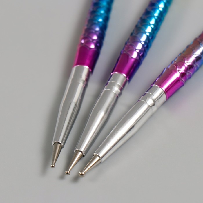 Инструменты для моделирования и придания формы  Инструменты для моделирования и придания формы "Русалка" набор 3 шт пластик, металл, 17 см   1025464