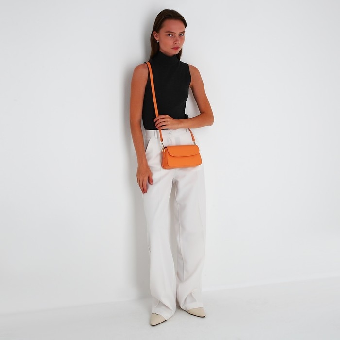 Сумка-мессенджер на магните, цвет оранжевый Сумка-мессенджер на магните, цвет оранжевый