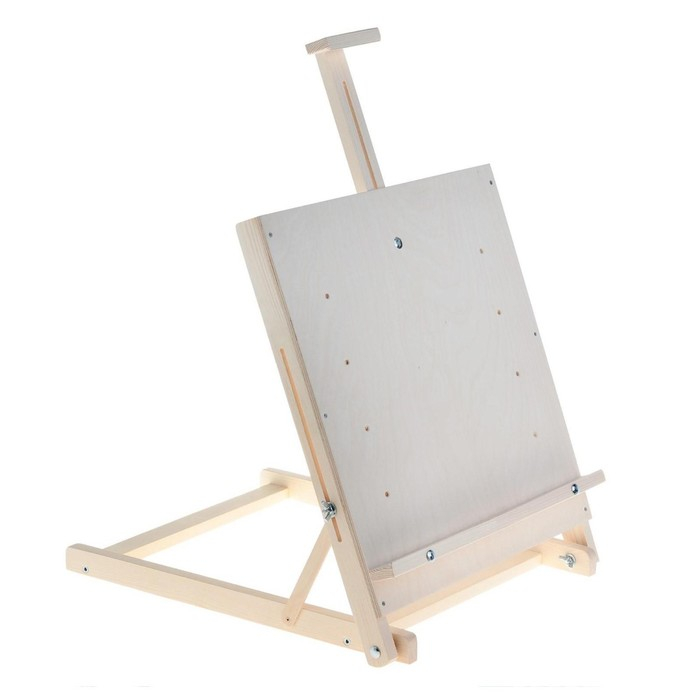 Мольберт настольный «Студийный», 650 x 450 x 560 мм, с планшетом 450 x 480 мм (возможность разместить холст 60 x 80 см), с бегунком, Calligrata Мольберт настольный «Студийный», 650 x 450 x 560 мм, с планшетом 450 x 480 мм (возможность разместить холст 60 x 80 см), с бегунком, Calligrata