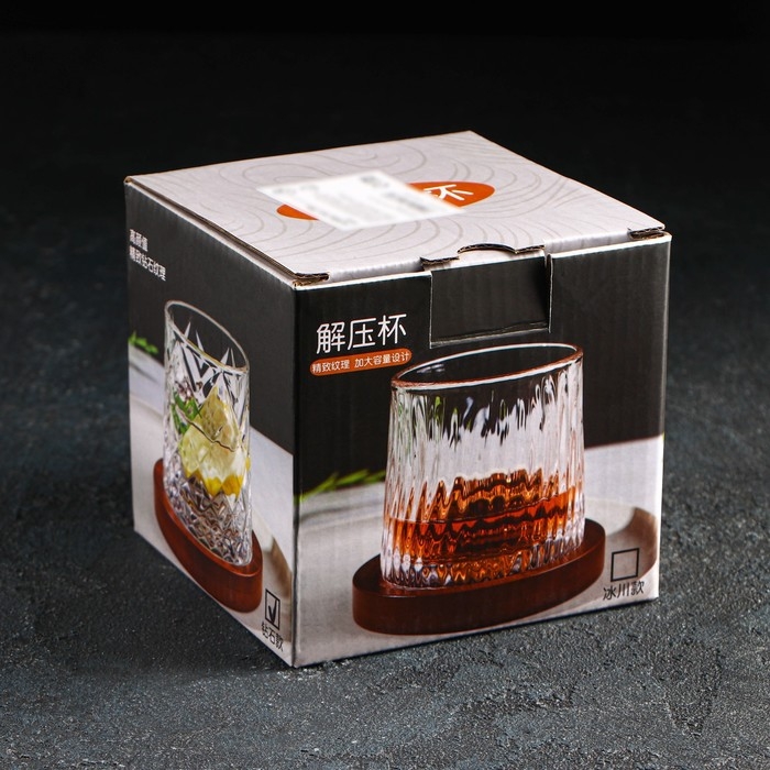 Стакан стеклянный на подставке «Торн», 250 мл Стакан стеклянный на подставке «Торн», 250 мл