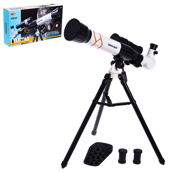 Телескоп детский «Юный астроном», с держателем для телефона Телескоп детский «Юный астроном», с держателем для телефона
