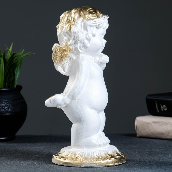 Фигура  Фигура "Малышка ангел" белая 25х12х12см