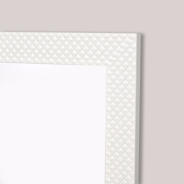 Зеркало «Милана», настенное, белый багет, 60×120 см,рама пластик, 51 мм