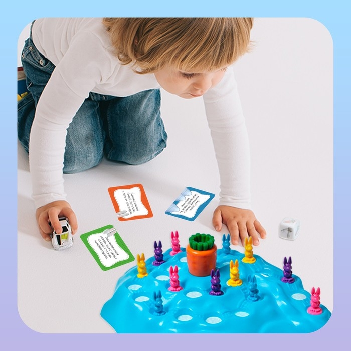 Настольная игра «Ушастые гонки. Зимний забег», 2-4 игрока, 4+ Настольная игра «Ушастые гонки. Зимний забег», 2-4 игрока, 4+