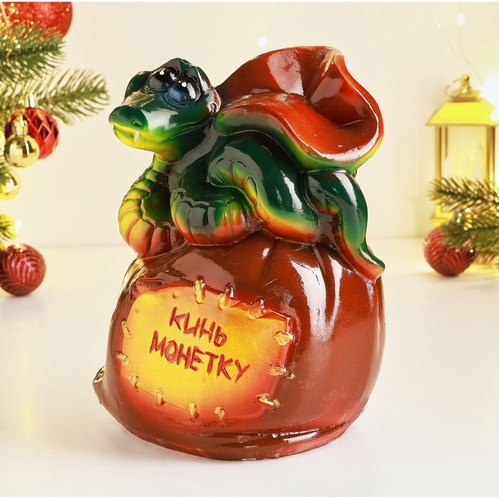 Копилка  Копилка "Змея на мешке" 22х18см