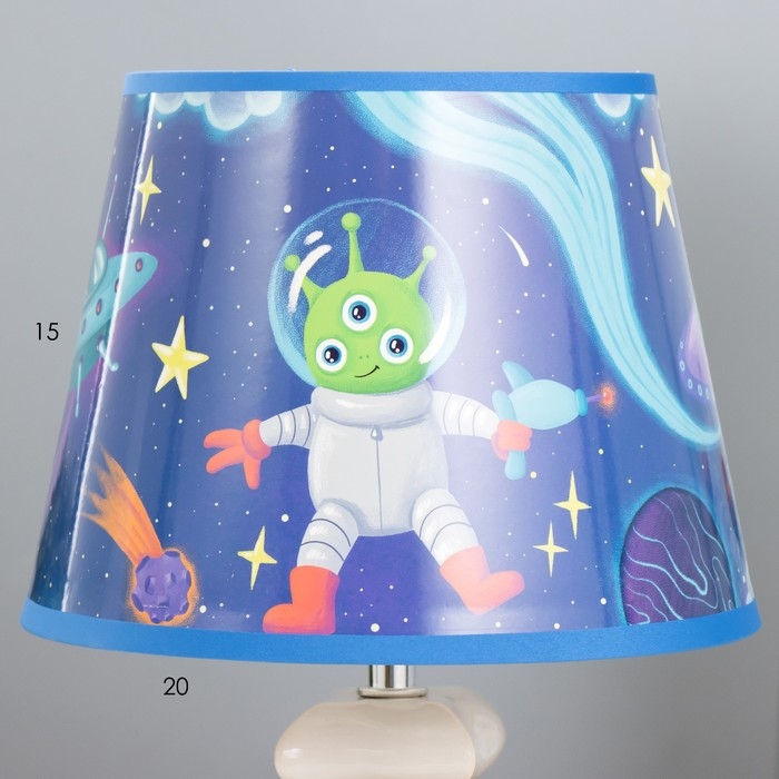 Настольная лампа  Настольная лампа "Инопланетяне" Е14 15Вт 20х20х28 см RISALUX