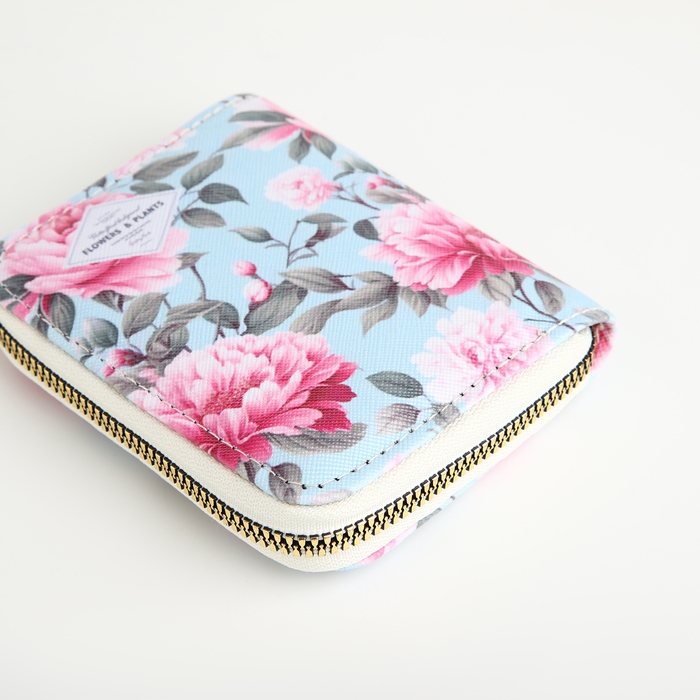 Кошелёк на молнии, цвет голубой Кошелёк на молнии, цвет голубой