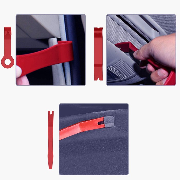 Инструмент для разбора пластика в авто, усиленный, набор 8 предметов Инструмент для разбора пластика в авто, усиленный, набор 8 предметов