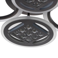 Люстра с ПДУ 1158/4CF LED 116Вт 3000-6000К диммер кофе 63х45х12 см BayerLux