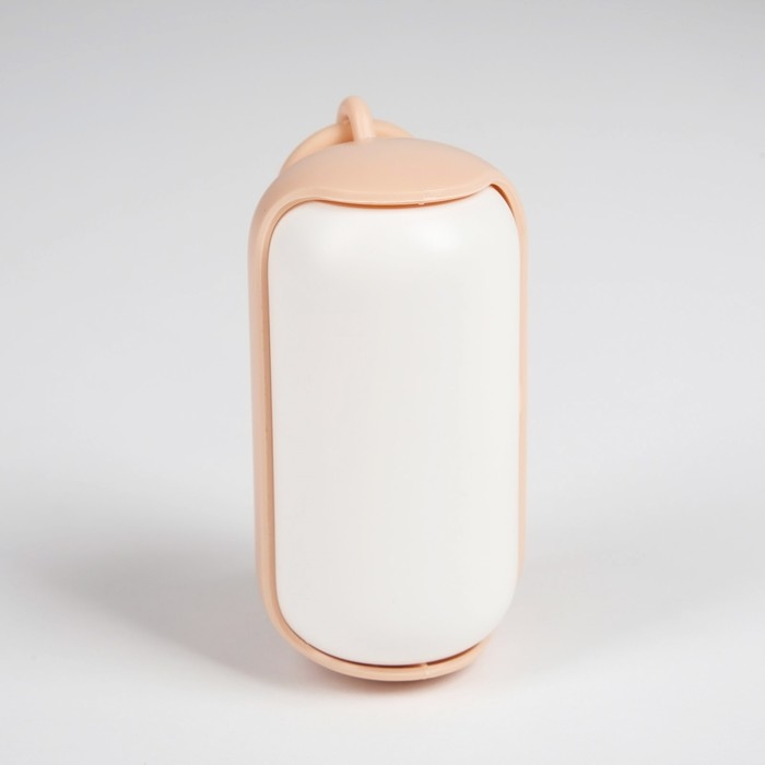 Контейнер-раздвижной с мешками для уборки (рулон 15 пакетов 29х21 см), бело-розовый Контейнер-раздвижной с мешками для уборки (рулон 15 пакетов 29х21 см), бело-розовый