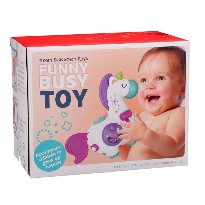 Развивающая игрушка «Единорожка», звуковые эффекты Развивающая игрушка «Единорожка», звуковые эффекты