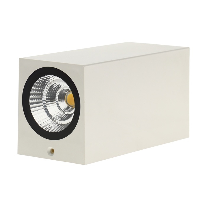 Светильник фасадный «Глайт», FSD-034, 10 Вт, 3000K, IP65, 220 В, пластик, белый Светильник фасадный «Глайт», FSD-034, 10 Вт, 3000K, IP65, 220 В, пластик, белый