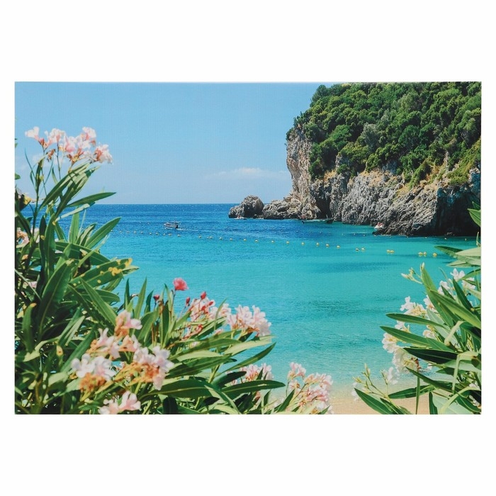 Картина на подрамнике Картина на подрамнике "Райское место" 50х70 см