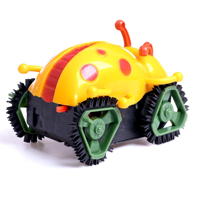 Перевёртыш «Весёлый жук», на батарейках, цвет жёлтый