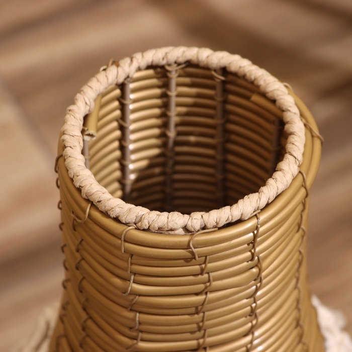 Ваза плетёная, напольная 27х27х50 см Ваза плетёная, напольная 27х27х50 см