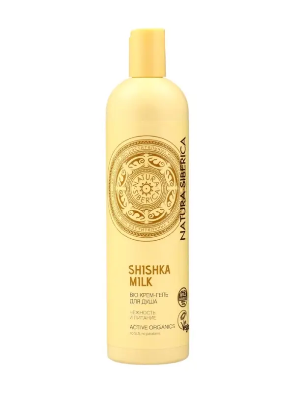 Крем-гель для душа Natura Siberica BIO Shishka Milk, нежность и питание, 550 мл Крем-гель для душа Natura Siberica BIO Shishka Milk, нежность и питание, 550 мл