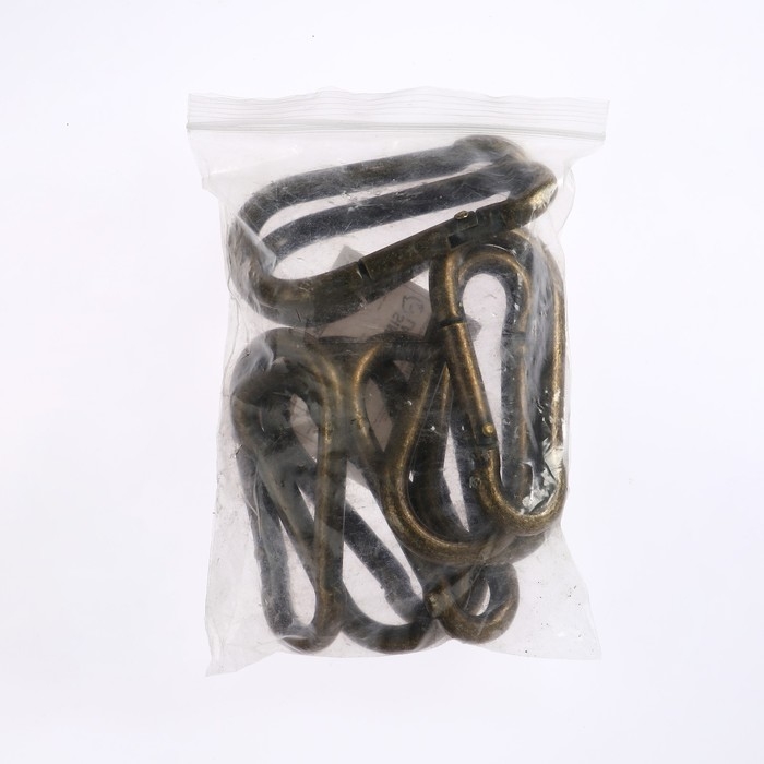 Карабин монтажный, 8 см, бронза Карабин монтажный, 8 см, бронза