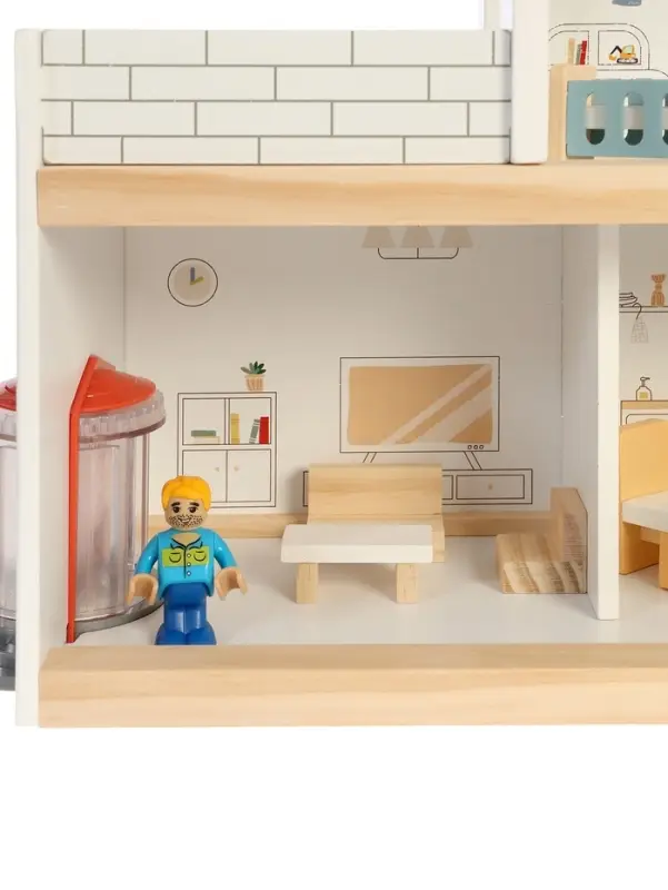 Кукольный домик с мебелью Кукольный домик с мебелью