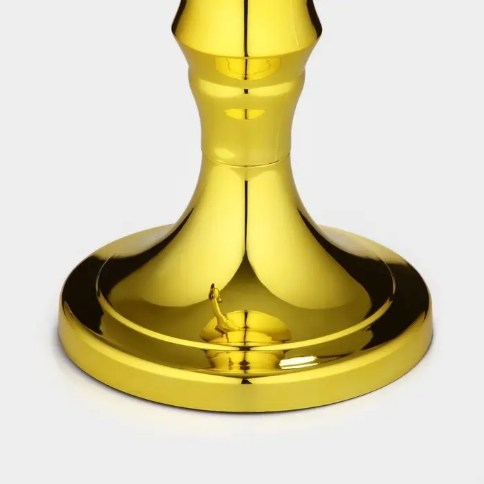 Башня пивная &laquo;Петронас&raquo;, 3 л, колба для льда, подсветка, 2 батарейки AG3, пластик, золотистая