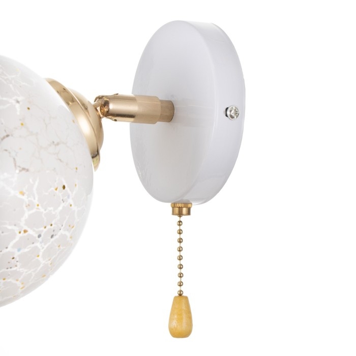 Бра 2193/1 E27 40Вт бело-золотой 20х12х20 см