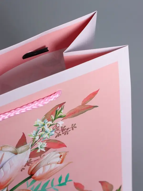 Пакет подарочный "С любовью для неё" ламинированный 18 х 22,3 х 10 см