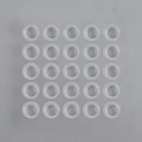 Колпачки для краски, d=14 мм, набор - 25 шт., прозрачные