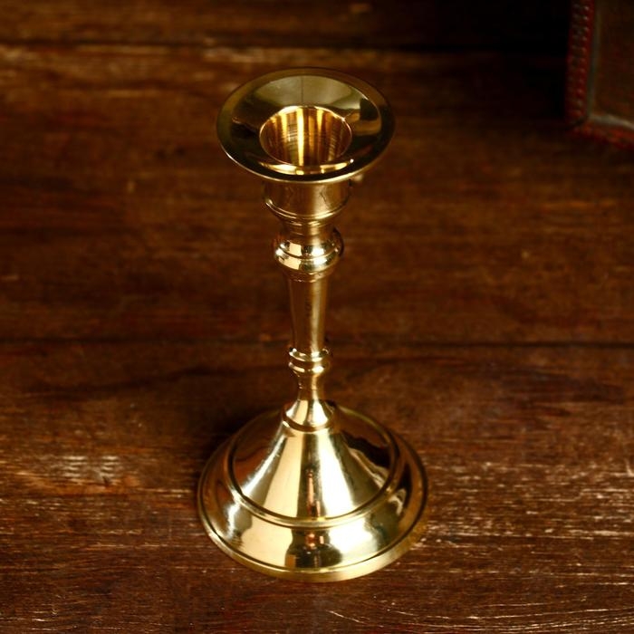 Подсвечник "Корсин" латунь 5х3х11 см