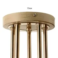 Светильник потолочный BayerLux &laquo;Фрези&raquo;, 5&times;Е27, 40 Вт, золото, 58&times;58&times;28 см