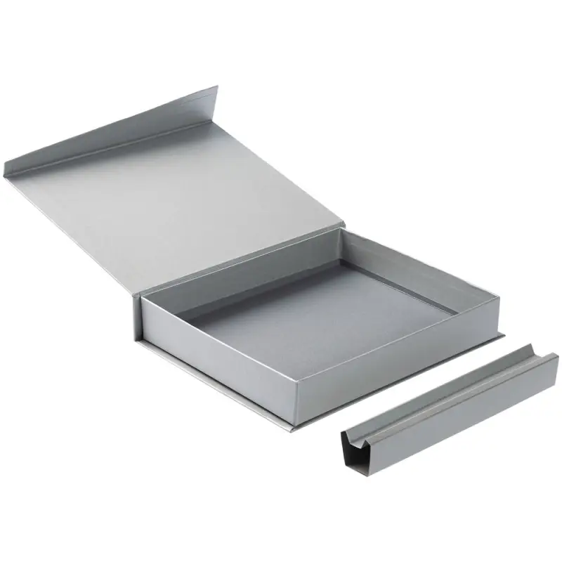 Коробка Duo под ежедневник и ручку, серая Коробка Duo под ежедневник и ручку, серая