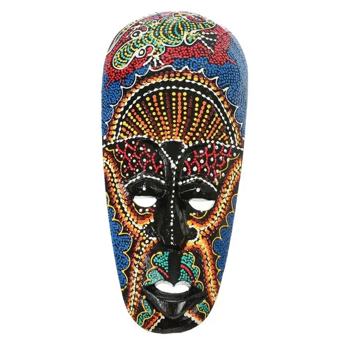 Маска "Абориген ящерица" дерево 3х12х30 см