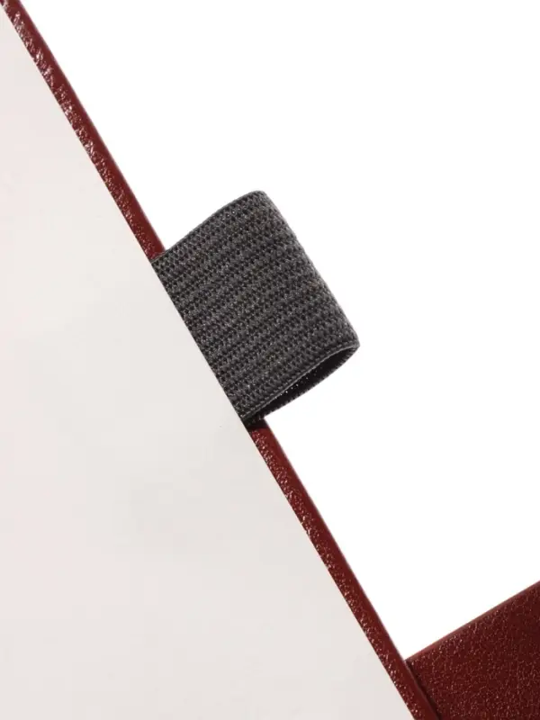 Ежедневник недатированный формат А5, с хлястиком, 112л, линия, держатель, пвх, Коричневый Ежедневник недатированный формат А5, с хлястиком, 112л, линия, держатель, пвх, Коричневый