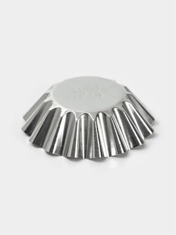 Форма для выпечки кекса, d=8.9 см, h=2.7 см, жесть, серебристая