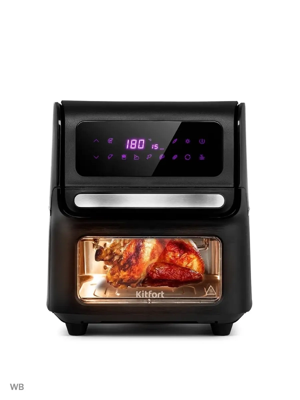 Аэрогриль электрический с решеткой и функцией сушилки 15 л