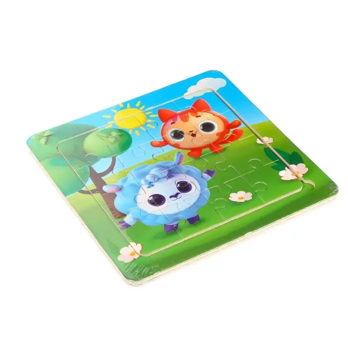 Пазлы «Весело играем», 16 элементов, 14×14 см Пазлы «Весело играем», 16 элементов, 14×14 см