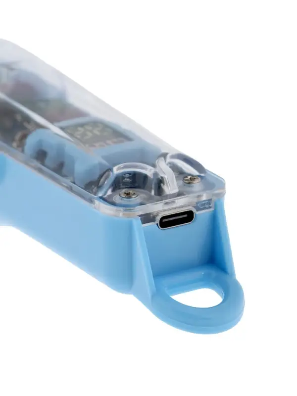 Машинка для стрижки LTRI-14, 4 насадки, 1,5/2/3/4 мм, USB, голубая