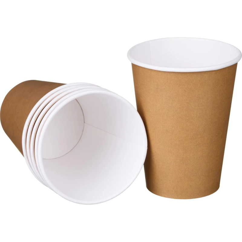 Стакан одноразовый бум 1-сл. d-90мм 300мл Крафт 50шт/уп (SP12)