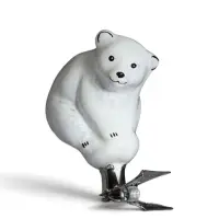 Ёлочная игрушка &laquo;Белый медведь&raquo;, 7&times;6 см